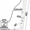 Слив-перелив BelBagno BB567-OVF-CRM