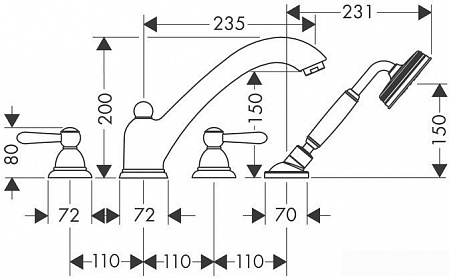 Смеситель Hansgrohe Talis S [32314000]