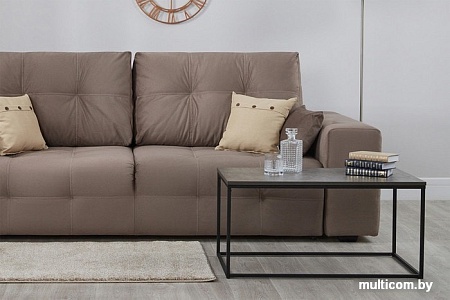 Диван PirroGroup Питсбург (велюр, velvet latte)