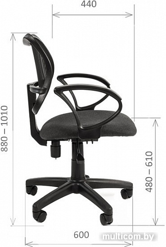 Кресло CHAIRMAN 450 LT (серый)