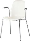 Стул Ikea Лейф-Арне (белый/дитмар хромированный) 192.271.69