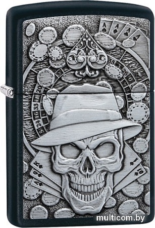 Зажигалка Zippo Black Matte 49183