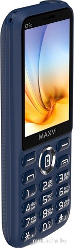 Телефон Maxvi K15c (синий)