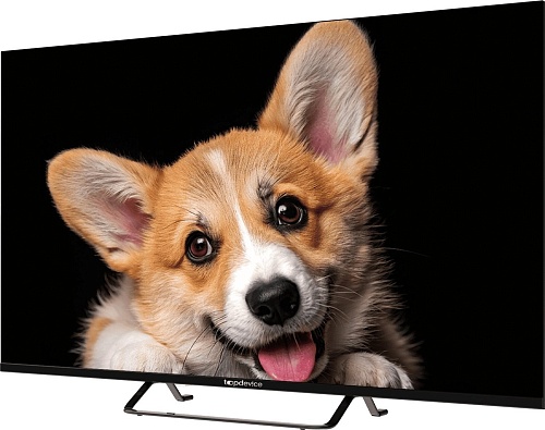Телевизор Topdevice 43&quot; SMART TV YаOS 03 (черный)