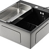 Кухонная мойка Saniteco 5050 PVD (с сифоном, дозатором и коландером)