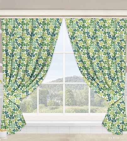 АртПостель Клевер для кухни с подхватом Ш.145.180