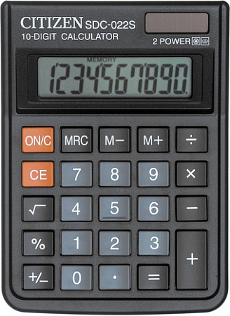 Калькулятор Citizen SDC-022 SR