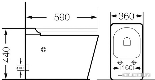 Унитаз Grossman GR-PR-5501