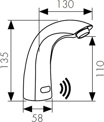 Смеситель Kaiser Sensor 38411