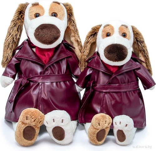 Классическая игрушка BUDI BASA Бартоломей в пальто из экокожи Bart27-043