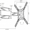 Кронштейн iTech LCD543XL (черный)