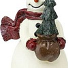 Фигурная свеча Tkano New Year Essential Festive snowman TK24-NY_CND0009 (белый/красный)