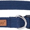 Ошейник Amiplay Cotton с блокировкой (M, темно-синий)