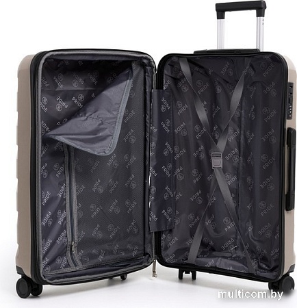 Чемодан-спиннер Pride PP-9602 (S, шампань)