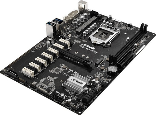 Материнская плата ASRock H110 PRO BTC+