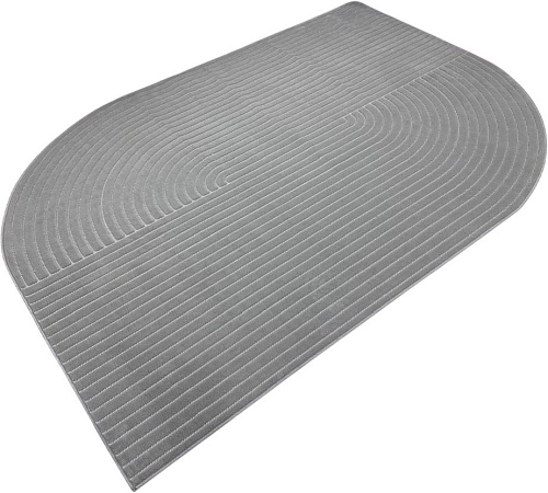 Ковер для жилой комнаты Radjab Carpet Сканди Сизаль Прямоугольник 10980A 13062RK (2x2.9, Grey/Grey)