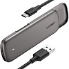 Бокс для жесткого диска Ugreen M.2 Enclosure microUSB 3.0 (серый)