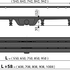Трап/канал Alcadrain APZ19-850