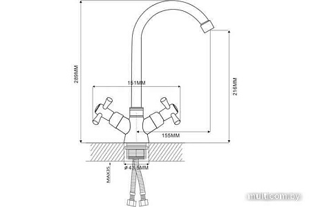 Смеситель Ekko E49118-10