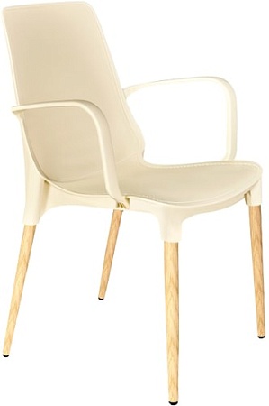 Кресло Sheffilton SHT-S76-1 (бежевый/светлый орех)