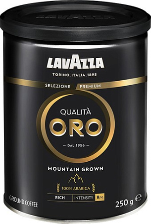 Кофе Lavazza Qualita Oro Mountain Grown молотый в банке 250 г
