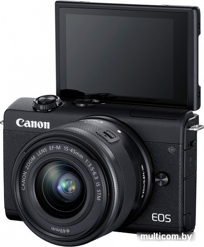 Беззеркальный фотоаппарат Canon EOS M200 Kit 15-45mm (черный)