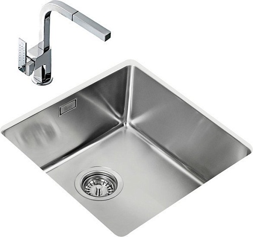 Кухонная мойка TEKA BE Linea 400/400 (c клапаном-автоматом)