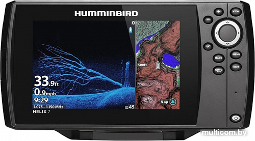 Эхолот-картплоттер Humminbird Helix 7x Chirp Mega DI GPS G3N