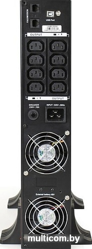 Источник бесперебойного питания ExeGate SinePower UHB-2000.LCD.AVR.C13.RJ.USB.2U