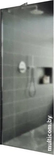 Душевая стенка MaybahGlass 195x109 MGD-680-5у (сатин стекло/хром матовый)