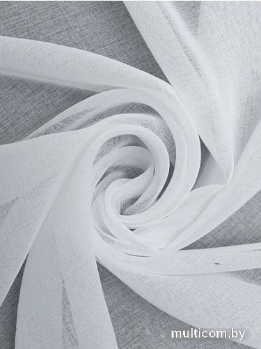 Тюль Amore Mio 6PL 02 bat ut 3x2.7 м 90601 (белый)