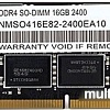 Оперативная память Neo Forza 4GB DDR4 SODIMM PC4-19200 NMSO440D82-2400EA10