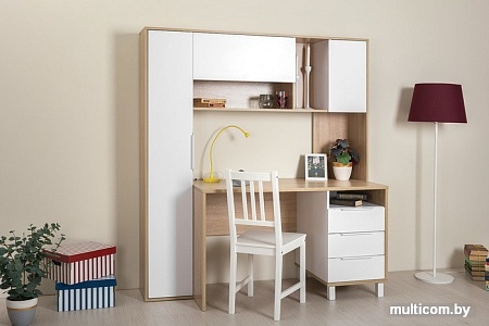 Стол Mobi Комфорт 12.95 (дуб сонома/белый PE шагрень)