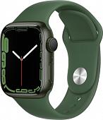 Умные часы Apple Watch Series 7 41 мм (зеленый/зеленый клевер спортивный)