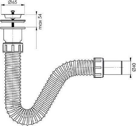Сифон Pestan Bettoserb 125312