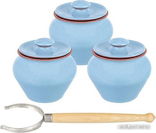 Набор горшочков Elan Gallery TerraCotta 570100