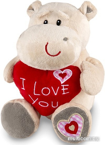 Классическая игрушка Maxitoys Бегемот Боня с сердцем MT-SUT111301-26