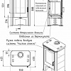 Свободностоящая печь-камин Мета-Бел Ритм АОТ-7.0