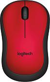 Мышь Logitech M221 (красный/черный)