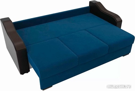 Диван Лига диванов Монако 102030 (синий/черный)