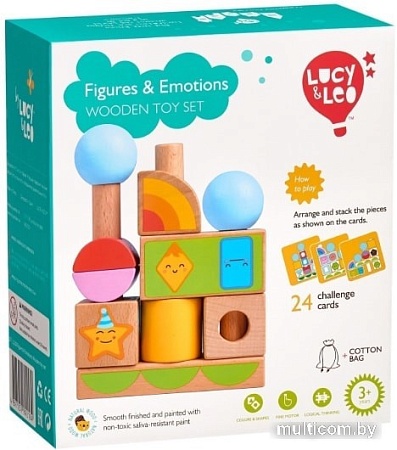 Сортер Lucy & Leo Фигуры и эмоции LL218