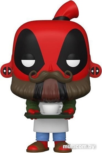Фигурка Funko POP! Bobble Marvel Deadpool 30th Coffee Barista 54653
