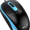 Мышь Genius DX-111 USB-A (черный/синий)