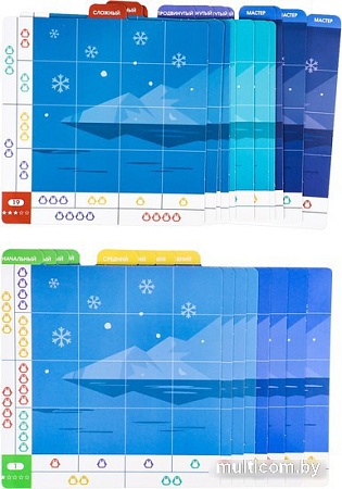 Развивающая игра Рыжий кот Головоломка Веселое IQ-развитие. Спаси пингвинят ИК-8713