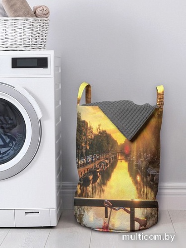 Корзина JoyArty Рассвет на цветущем мосту gaba_74189