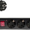 Сетевой фильтр Buro 5 розеток, черный, 3 м [500SH-3-B]