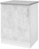 Шкаф напольный Stolline Уют 275.06МСТ (белый/бетон)