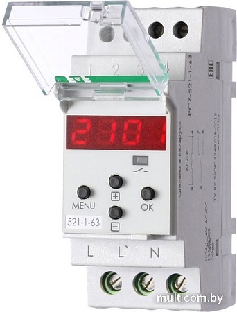 Реле времени Евроавтоматика F&F PCZ-525-1-63 EA02.002.019