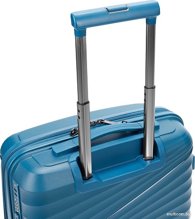 Чемодан-спиннер Torber Nevo T2207S (синий)