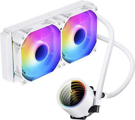 Жидкостное охлаждение для процессора Zone51 Flow 240 ARGB White Z51-F2A-WH